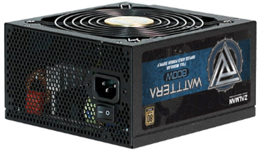 Блок питания Zalman ATX 800W ZM800-EBTII 80+ gold (20+4pin) APFC 135mm fan 8xSATA Cab Manag RTL — фото 2