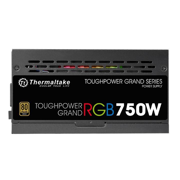 Блок питания Thermaltake ATX 750W Toughpower Grand RGB 80+ gold (24+4+4pin) APFC 140mm fan color LED 9xSATA Cab Manag RTL — фото 3