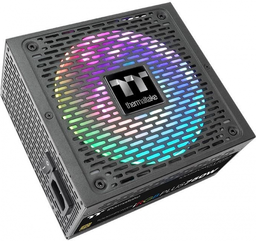 Блок питания Thermaltake ATX 750W Toughpower iRGB Plus 80+ gold (24+4+4pin) APFC 140mm fan color LED 9xSATA Cab Manag RTL — фото 6