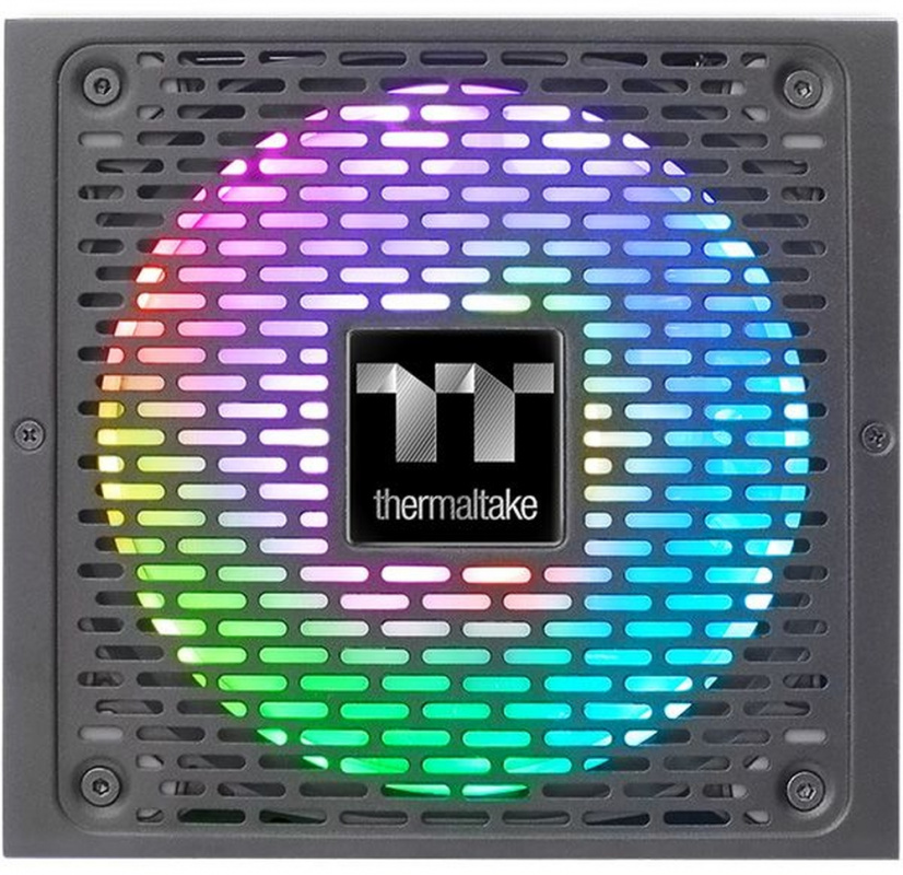 Блок питания Thermaltake ATX 750W Toughpower iRGB Plus 80+ gold (24+4+4pin) APFC 140mm fan color LED 9xSATA Cab Manag RTL — фото 5