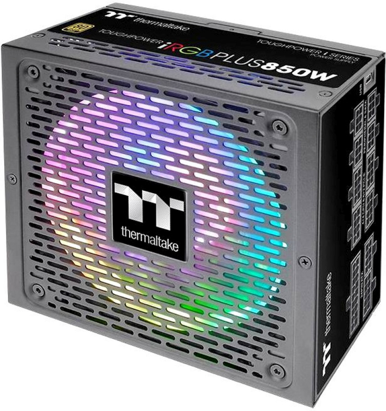 Блок питания Thermaltake ATX 850W Toughpower iRGB Plus 80+ gold (24+4+4pin) APFC 140mm fan color LED 12xSATA Cab Manag RTL — фото 6