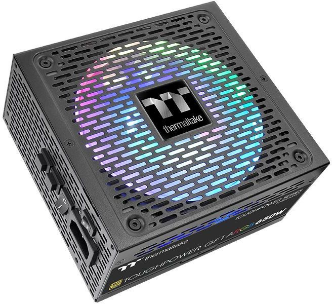 Блок питания Thermaltake ATX 750W Toughpower GF1 ARGB 80+ gold (24+4+4pin) APFC 140mm fan color LED 9xSATA Cab Manag RTL — фото 4