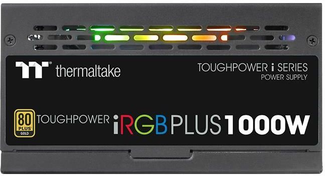 Блок питания Thermaltake ATX 1000W Toughpower iRGB Plus 80+ gold (24+8+4+4pin) APFC 140mm fan color LED 12xSATA Cab Manag RTL — фото 3