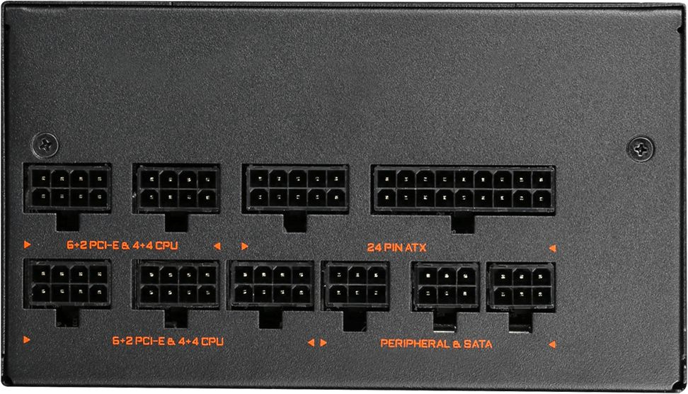 Блок питания Gigabyte ATX 750W AORUS GP-AP750GM 80+ gold 24+2x(4+4) pin APFC 135mm fan 6xSATA Cab Manag RTL — фото 3