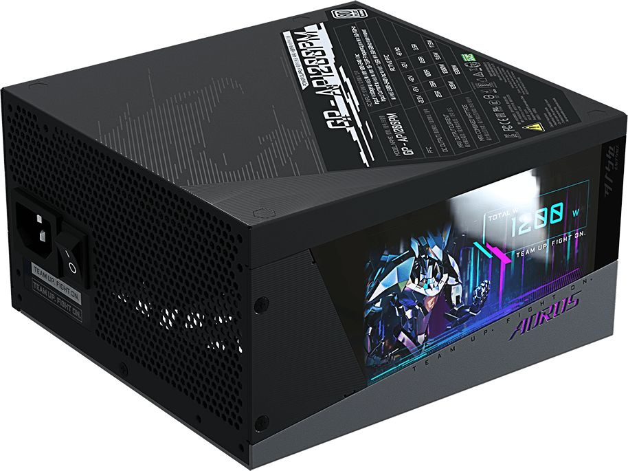 Блок питания Gigabyte ATX 1200W GP-AP1200PM 80+ platinum 24+2x(4+4) pin APFC 140mm fan 16xSATA Cab Manag RTL — фото 7
