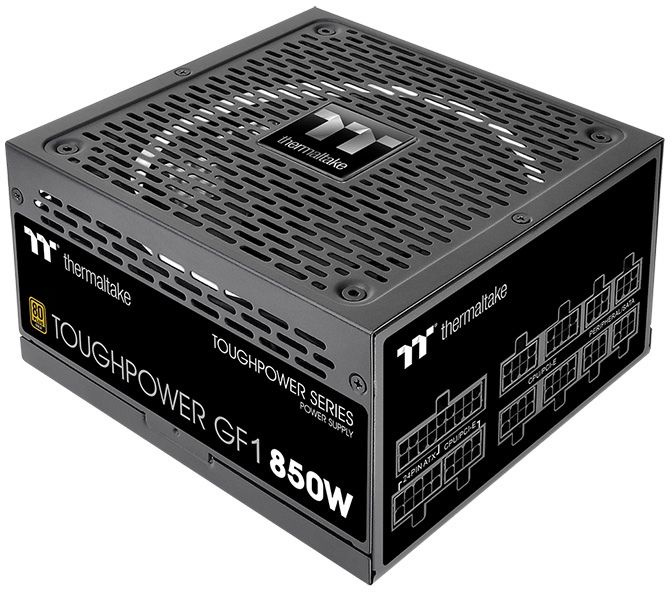 Блок питания Thermaltake ATX 850W Toughpower GF1 80+ gold (24+4+4pin) APFC 140mm fan 12xSATA Cab Manag RTL