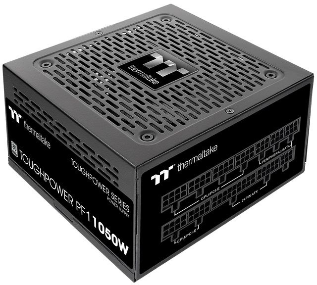 Блок питания Thermaltake ATX 1050W Toughpower PF1 80+ platinum (24+8+4+4pin) APFC 140mm fan color LED 12xSATA Cab Manag RTL