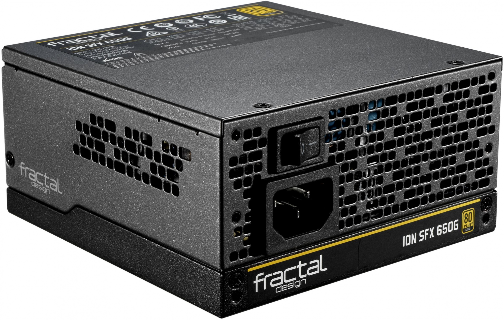 Блок питания Fractal Design SFX 650W ION SFX-L 650 80+ gold (24+4+4pin) APFC 120mm fan 8xSATA Cab Manag RTL — фото 2