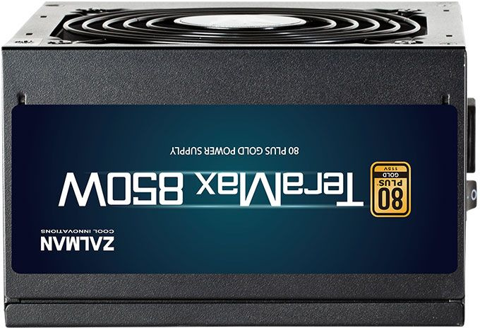 Блок питания Zalman ATX 850W ZM850-TMX 80+ gold (24+4+4pin) APFC 120mm fan 12xSATA Cab Manag RTL — фото 3