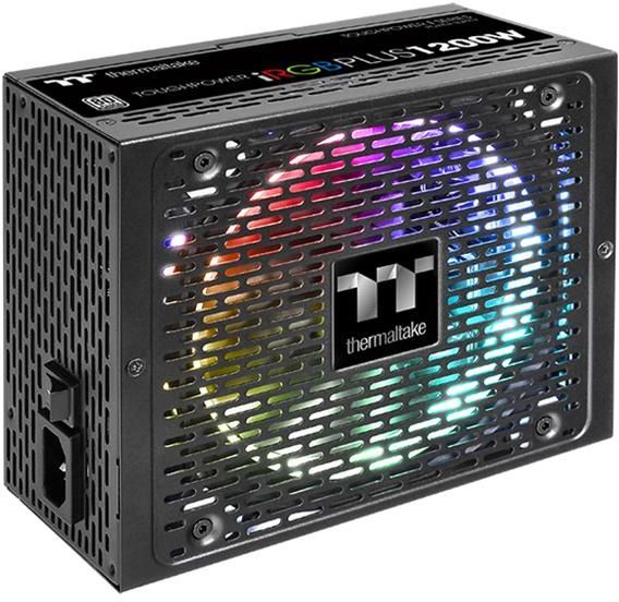 Блок питания Thermaltake ATX 1200W Toughpower iRGB Plus 80+ platinum (24+4+4pin) APFC 140mm fan color LED 12xSATA Cab Manag RTL — фото 8