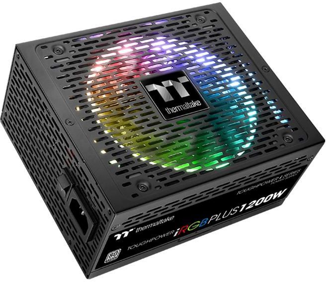 Блок питания Thermaltake ATX 1200W Toughpower iRGB Plus 80+ platinum (24+4+4pin) APFC 140mm fan color LED 12xSATA Cab Manag RTL — фото 4