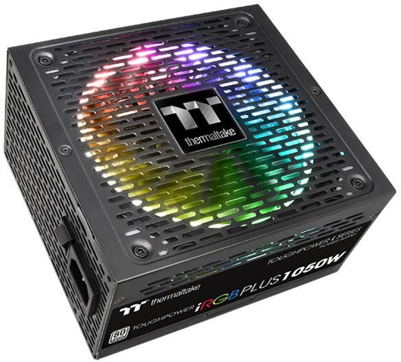 Блок питания Thermaltake ATX 1050W Toughpower iRGB Plus 80+ platinum 24+2x(4+4) pin APFC 140mm fan color LED 12xSATA Cab Manag RTL — фото 6