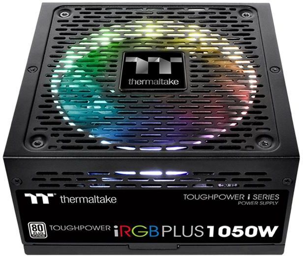 Блок питания Thermaltake ATX 1050W Toughpower iRGB Plus 80+ platinum 24+2x(4+4) pin APFC 140mm fan color LED 12xSATA Cab Manag RTL — фото 4