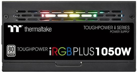 Блок питания Thermaltake ATX 1050W Toughpower iRGB Plus 80+ platinum 24+2x(4+4) pin APFC 140mm fan color LED 12xSATA Cab Manag RTL — фото 2