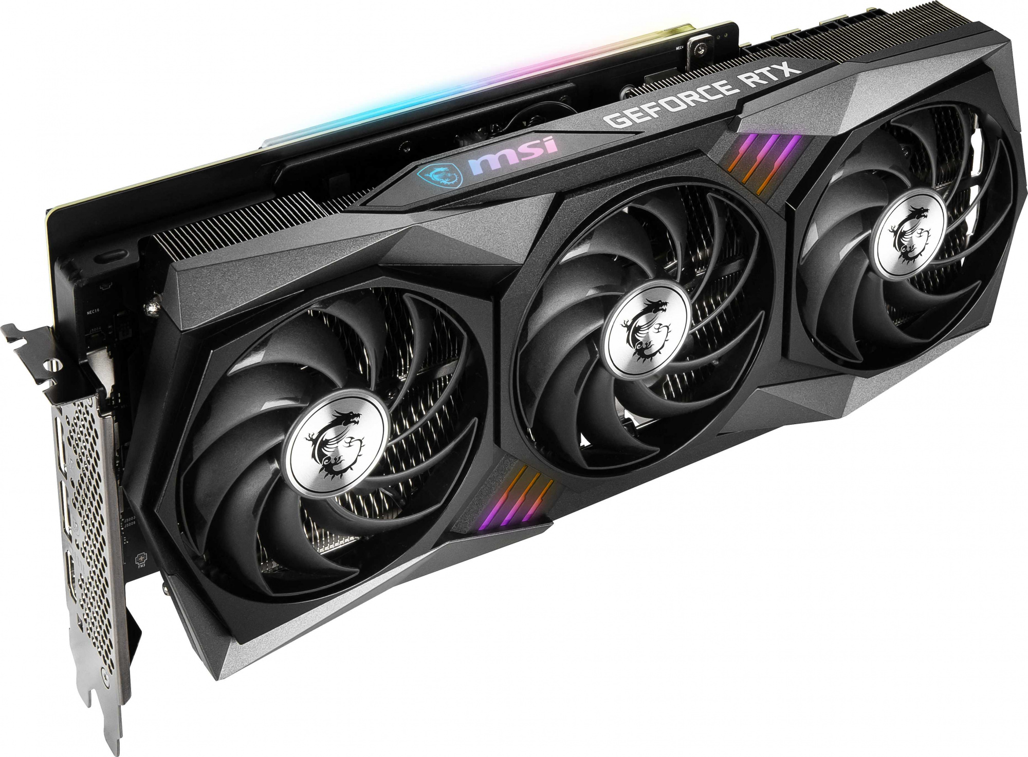 Видеокарта MSI PCI-E 4.0 RTX 3080 Ti GAMING X TRIO 12G NVIDIA GeForce RTX 3080TI 12288Mb 384 GDDR6X 1770/19000 HDMIx1 DPx3 HDCP Ret — фото 2