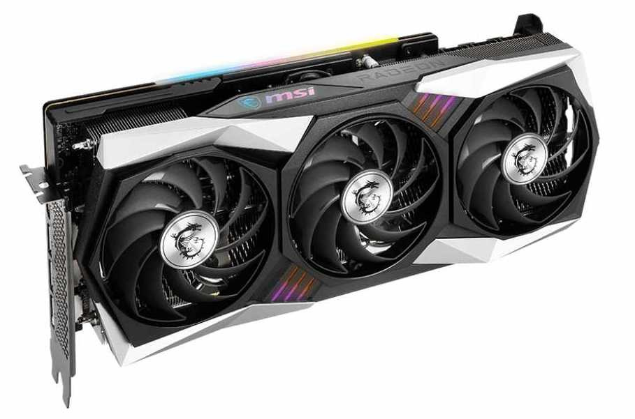 Видеокарта MSI PCI-E 4.0 RX 6900 XT GAMING Z TRIO 16G AMD Radeon RX 6900XT 16384Mb 256 GDDR6 2235/16000 HDMIx1 DPx3 HDCP Ret — фото 4