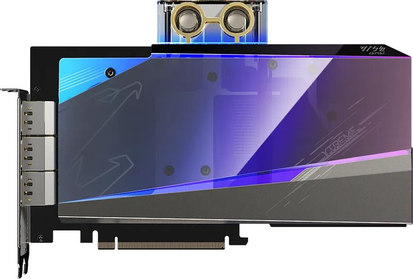 Видеокарта Gigabyte PCI-E 4.0 GV-N3080AORUSX WB-12GD NVIDIA GeForce RTX 3080 12288Mb 384 GDDR6X 1830/19000 HDMIx3 DPx3 HDCP Ret — фото 6