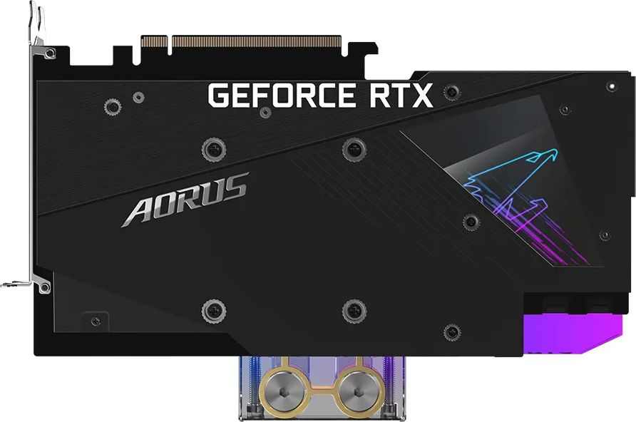 Видеокарта Gigabyte PCI-E 4.0 GV-N3080AORUSX WB-12GD NVIDIA GeForce RTX 3080 12288Mb 384 GDDR6X 1830/19000 HDMIx3 DPx3 HDCP Ret — фото 5