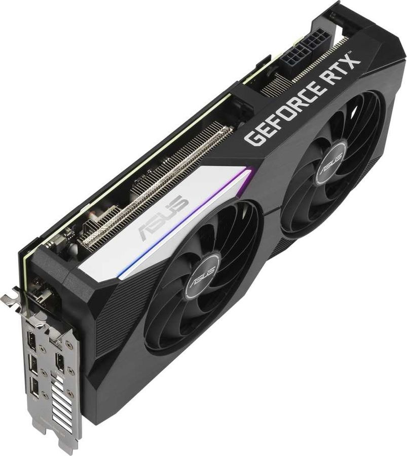 Видеокарта Asus PCI-E 4.0 DUAL-RTX3070-8G-V2 NVIDIA GeForce RTX 3070 8192Mb 256 GDDR6 1725/14000 HDMIx2 DPx3 HDCP Ret — фото 5