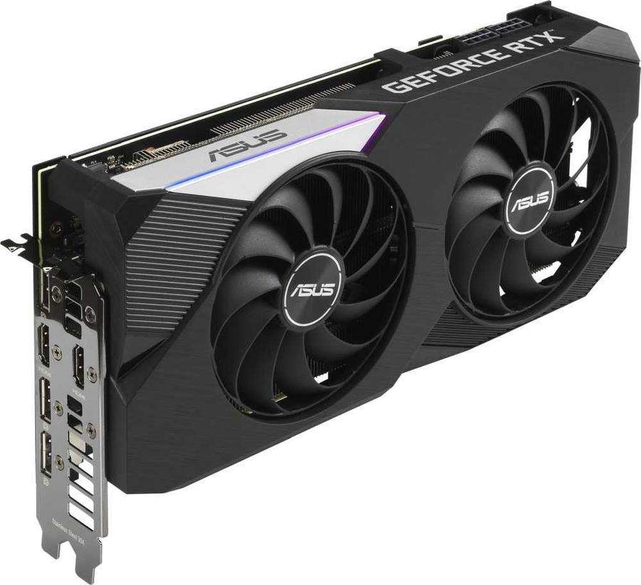 Видеокарта Asus PCI-E 4.0 DUAL-RTX3070-8G-V2 NVIDIA GeForce RTX 3070 8192Mb 256 GDDR6 1725/14000 HDMIx2 DPx3 HDCP Ret — фото 6