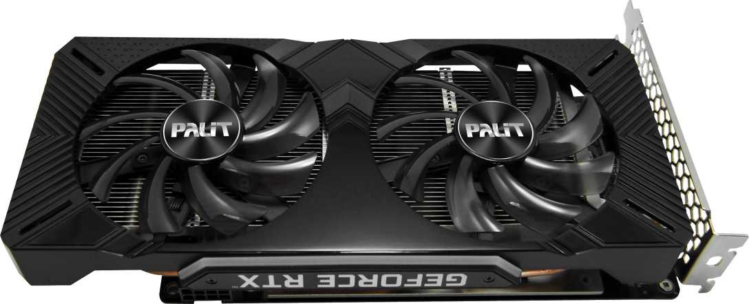 Видеокарта Palit PCI-E PA-RTX2060 DUAL 6G no LED NVIDIA GeForce RTX 2060 6144Mb 192 GDDR6 1365/14000 DVIx1 HDMIx1 DPx1 HDCP Ret — фото 6