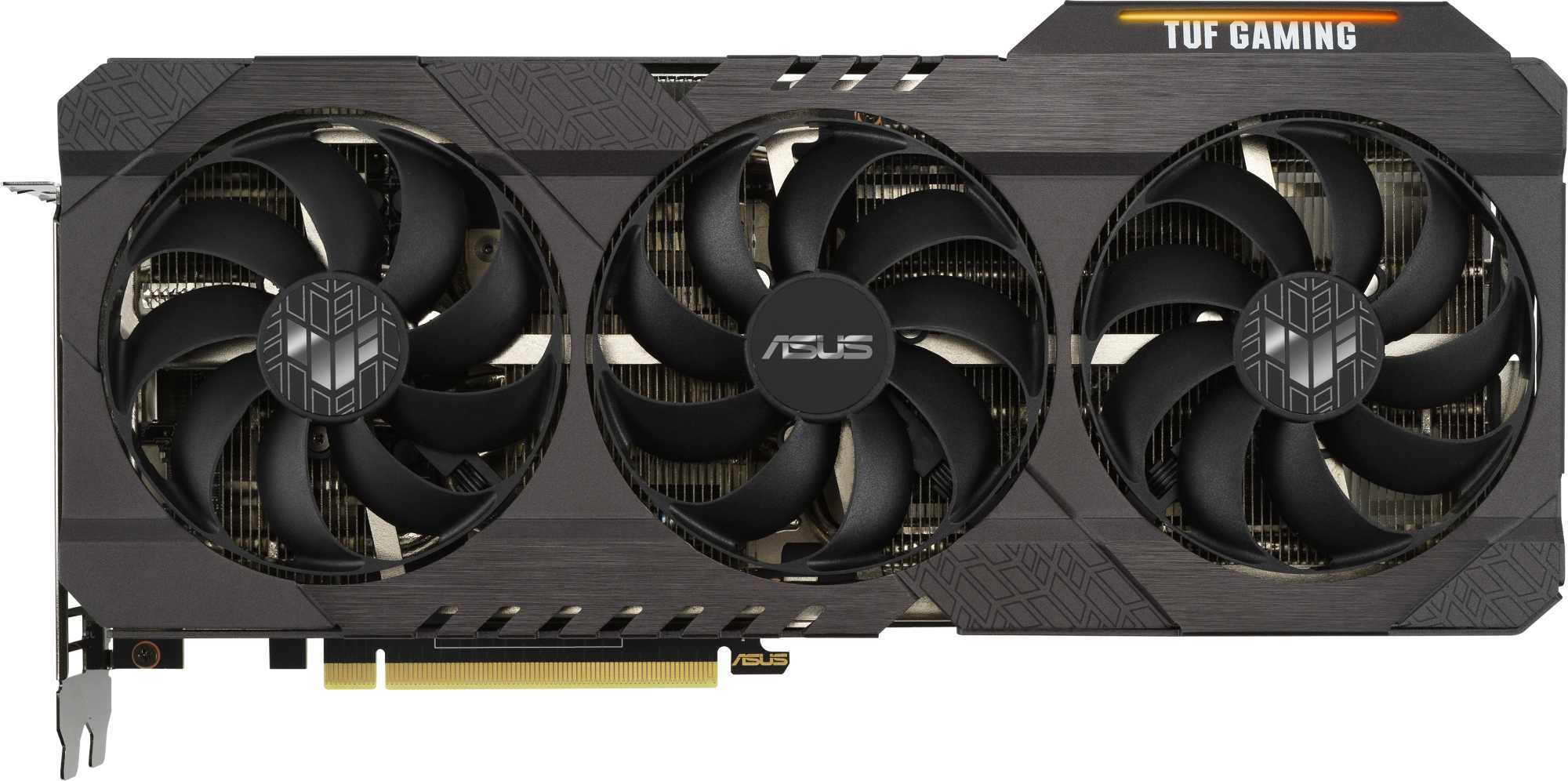 Видеокарта Asus PCI-E 4.0 TUF-RTX3070-O8G-V2-GAMING NVIDIA GeForce RTX 3070 8192Mb 256 GDDR6 1815/14000 HDMIx2 DPx3 HDCP Ret — фото 3