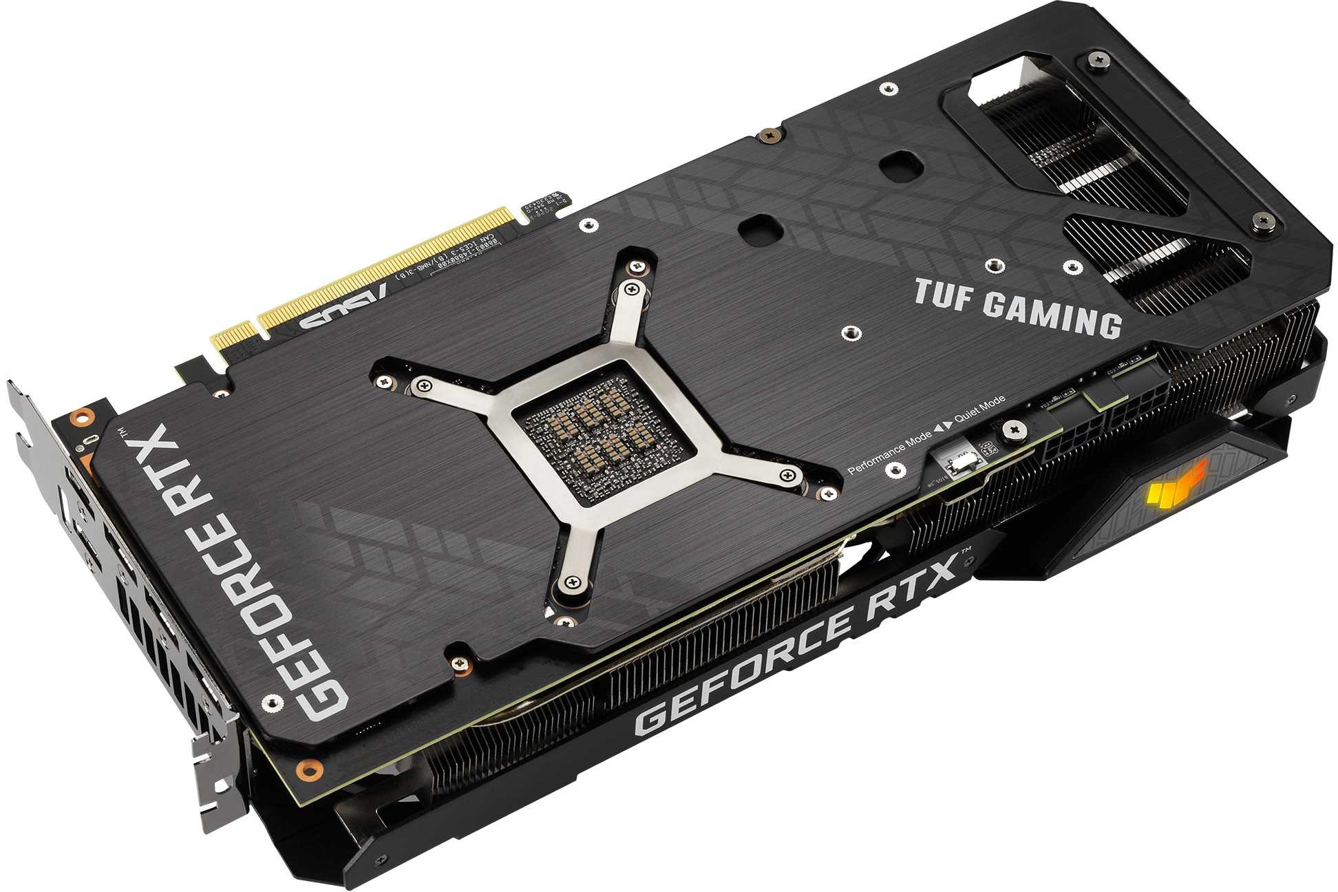 Видеокарта Asus PCI-E 4.0 TUF-RTX3080TI-O12G-GAMING NVIDIA GeForce RTX 3080TI 12288Mb 384 GDDR6X 1755/19000 HDMIx2 DPx3 HDCP Ret — фото 4