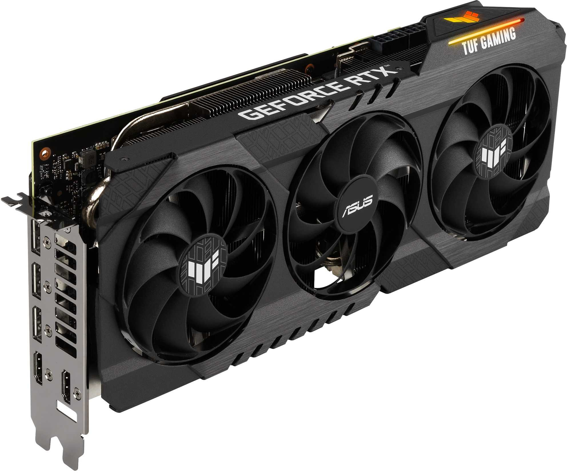 Видеокарта Asus PCI-E 4.0 TUF-RTX3080TI-O12G-GAMING NVIDIA GeForce RTX 3080TI 12288Mb 384 GDDR6X 1755/19000 HDMIx2 DPx3 HDCP Ret — фото 7