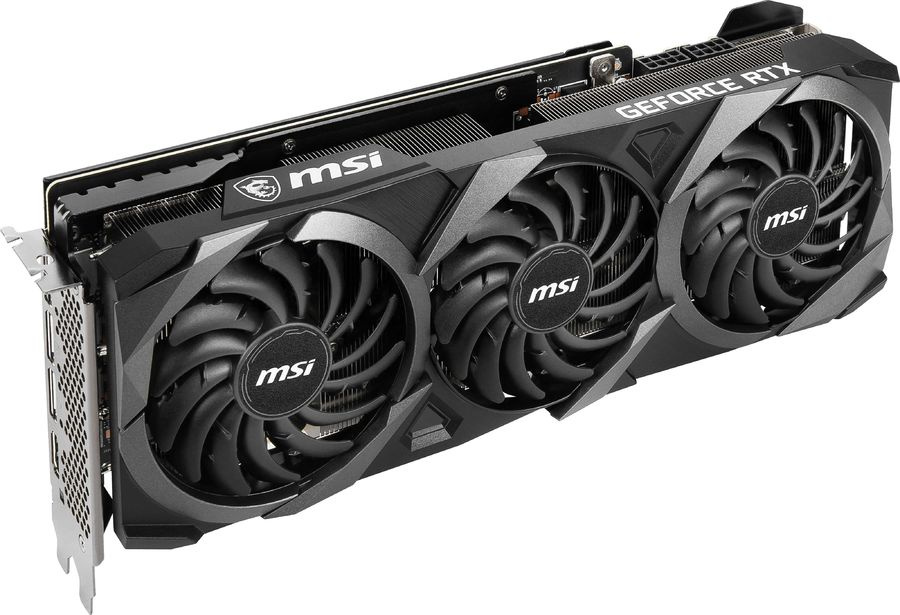 Видеокарта MSI PCI-E 4.0 RTX 3080 Ti VENTUS 3X 12G OC RU NVIDIA GeForce RTX 3080TI 12288Mb 384 GDDR6X 1695/19000 HDMIx1 DPx3 HDCP Ret — фото 5