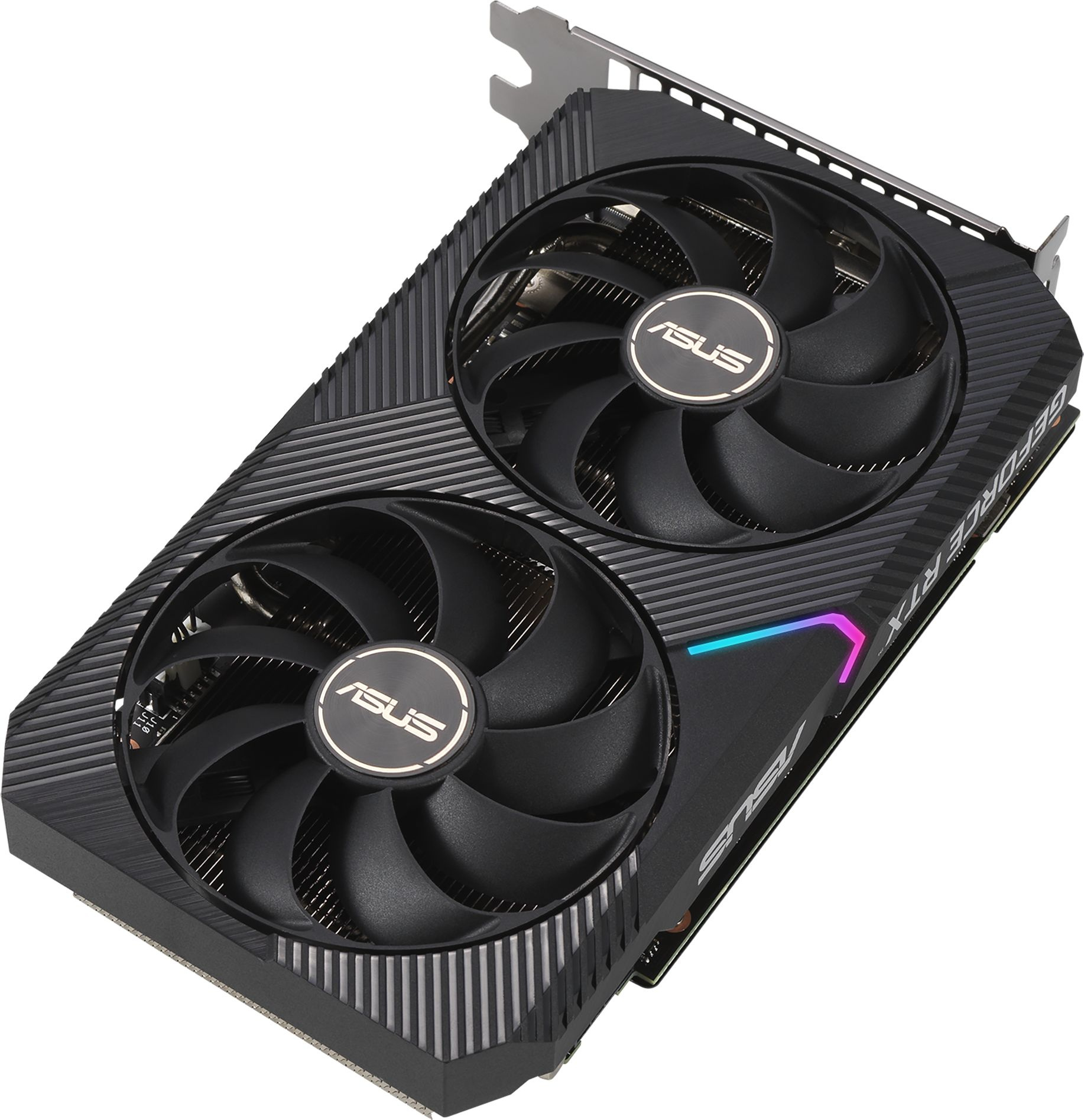 Видеокарта Asus PCI-E 4.0 DUAL-RTX3060TI-8G-MINI-V2 NVIDIA GeForce RTX 3060Ti 8192Mb 256 GDDR6 1665/14000 HDMIx1 DPx3 HDCP Ret — фото 5