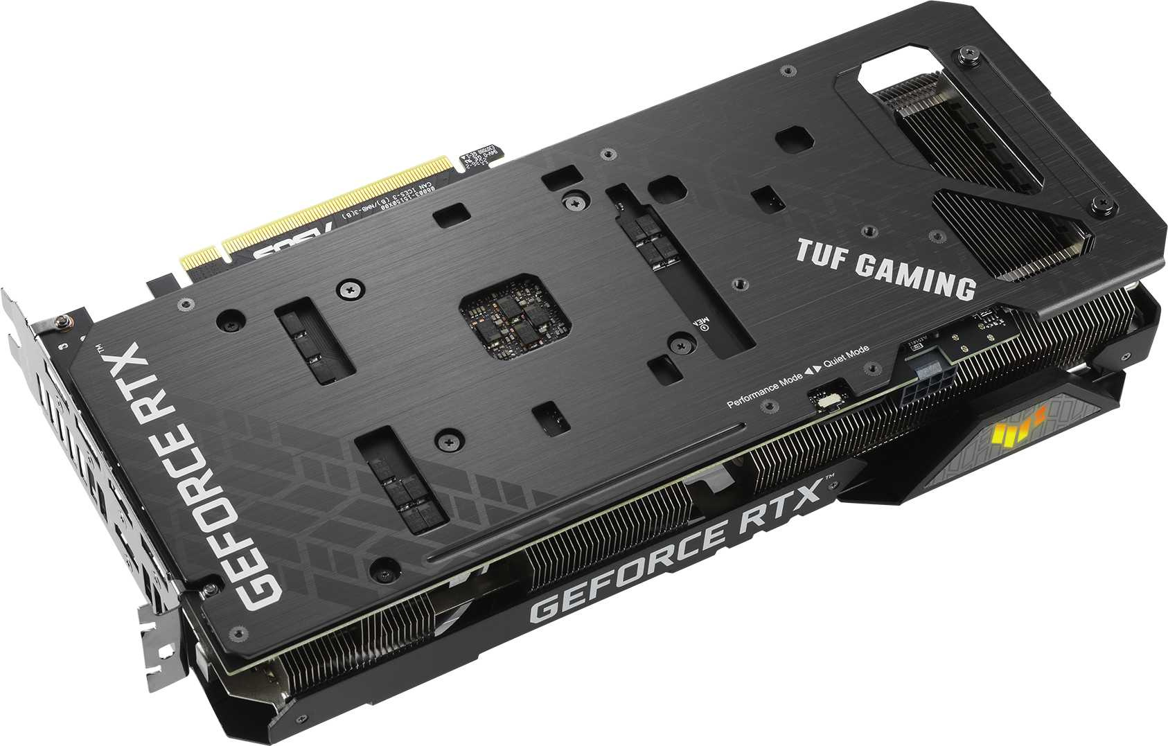Видеокарта Asus PCI-E 4.0 TUF-RTX3060TI-O8G-V2-GAMING LHR NVIDIA GeForce RTX 3060Ti 8192Mb 256 GDDR6 1755/14000 HDMIx2 DPx3 HDCP Ret — фото 5