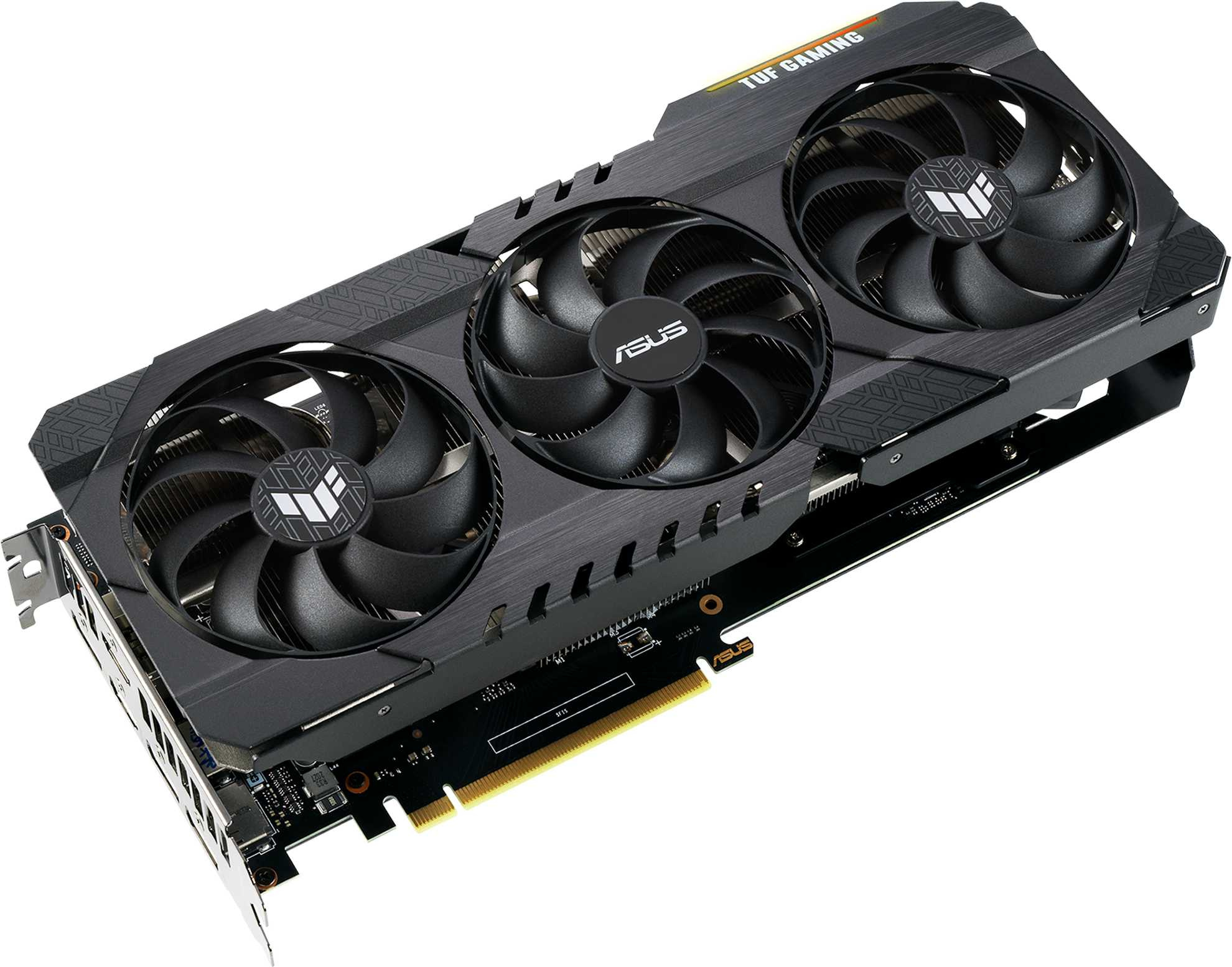 Видеокарта Asus PCI-E 4.0 TUF-RTX3060TI-O8G-V2-GAMING LHR NVIDIA GeForce RTX 3060Ti 8192Mb 256 GDDR6 1755/14000 HDMIx2 DPx3 HDCP Ret — фото 2