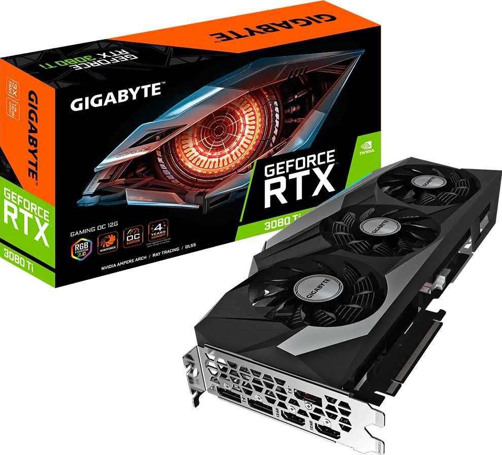 Видеокарта Gigabyte PCI-E 4.0 GV-N308TGAMING OC-12GD NVIDIA GeForce RTX 3080TI 12288Mb 384 GDDR6X 1710/19000 HDMIx2 DPx3 HDCP Ret — фото 8