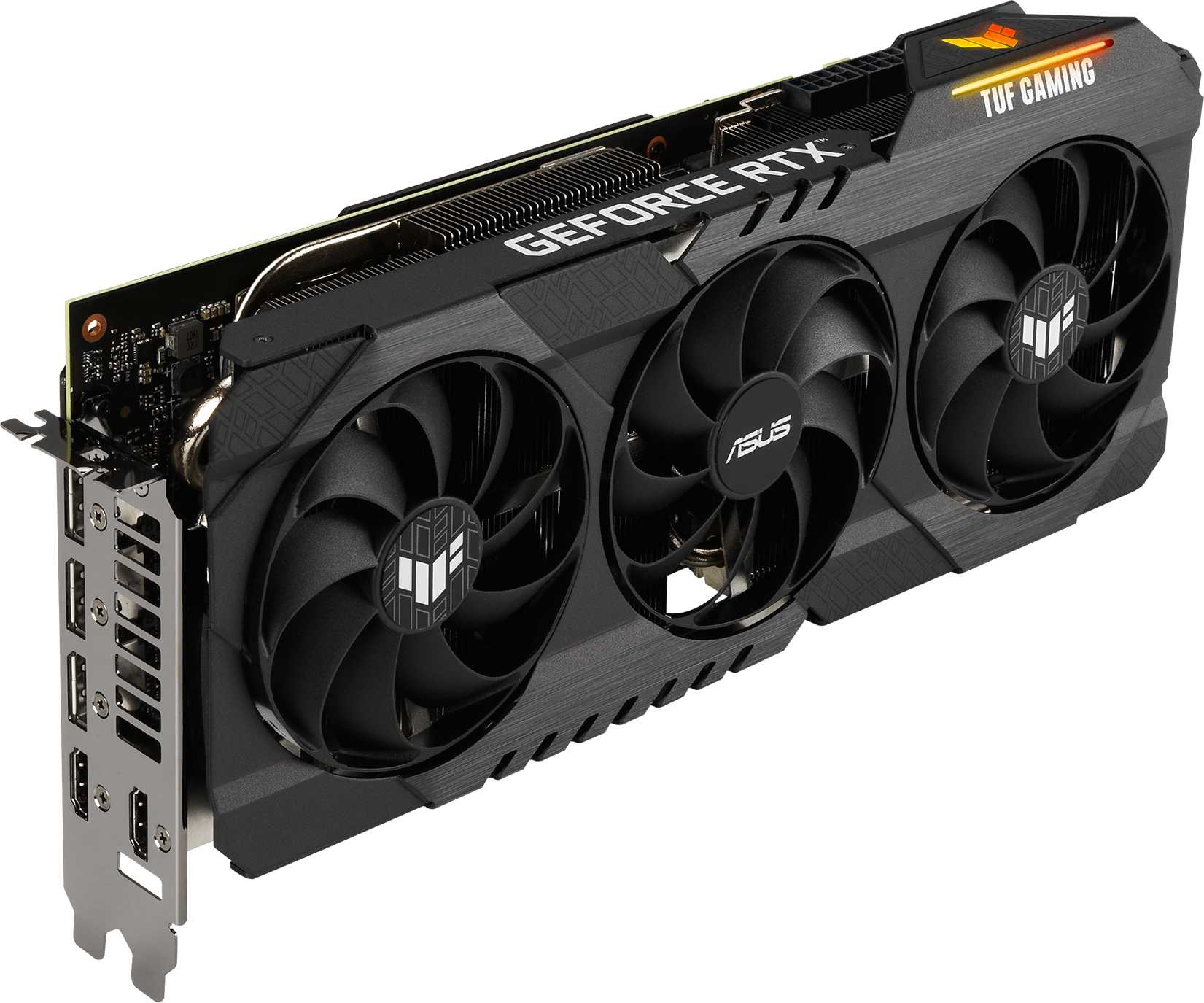 Видеокарта Asus PCI-E 4.0 TUF-RTX3070TI-O8G-GAMING NVIDIA GeForce RTX 3070TI 8192Mb 256 GDDR6X 1785/19000 HDMIx2 DPx3 HDCP Ret — фото 8