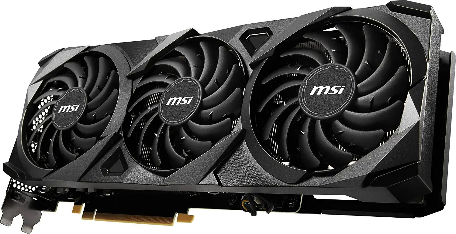 Видеокарта MSI PCI-E 4.0 RTX 3070 Ti VENTUS 3X 8G NVIDIA GeForce RTX 3070TI 8192Mb 256 GDDR6X 1770/19000 HDMIx1 DPx3 HDCP Ret — фото 2