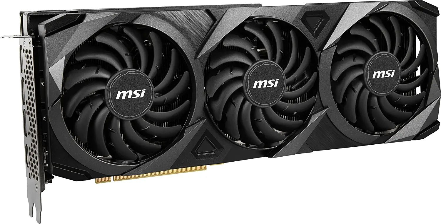Видеокарта MSI PCI-E 4.0 RTX 3070 Ti VENTUS 3X 8G NVIDIA GeForce RTX 3070TI 8192Mb 256 GDDR6X 1770/19000 HDMIx1 DPx3 HDCP Ret — фото 3