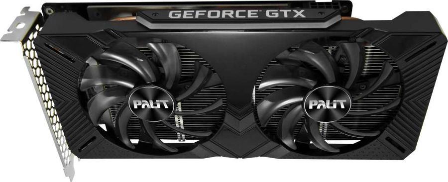 Видеокарта Palit PCI-E PA-GTX1660 DUAL 6G NVIDIA GeForce GTX 1660 6144Mb 192 GDDR5 1530/8000 DVIx1 HDMIx1 DPx1 HDCP Bulk — фото 4