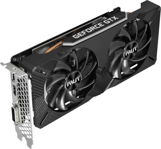 Видеокарта Palit PCI-E PA-GTX1660 DUAL 6G NVIDIA GeForce GTX 1660 6144Mb 192 GDDR5 1530/8000 DVIx1 HDMIx1 DPx1 HDCP Bulk — фото 5