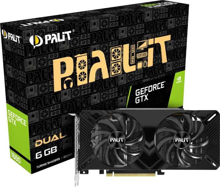 Видеокарта Palit PCI-E PA-GTX1660 DUAL 6G NVIDIA GeForce GTX 1660 6144Mb 192 GDDR5 1530/8000 DVIx1 HDMIx1 DPx1 HDCP Bulk — фото 8