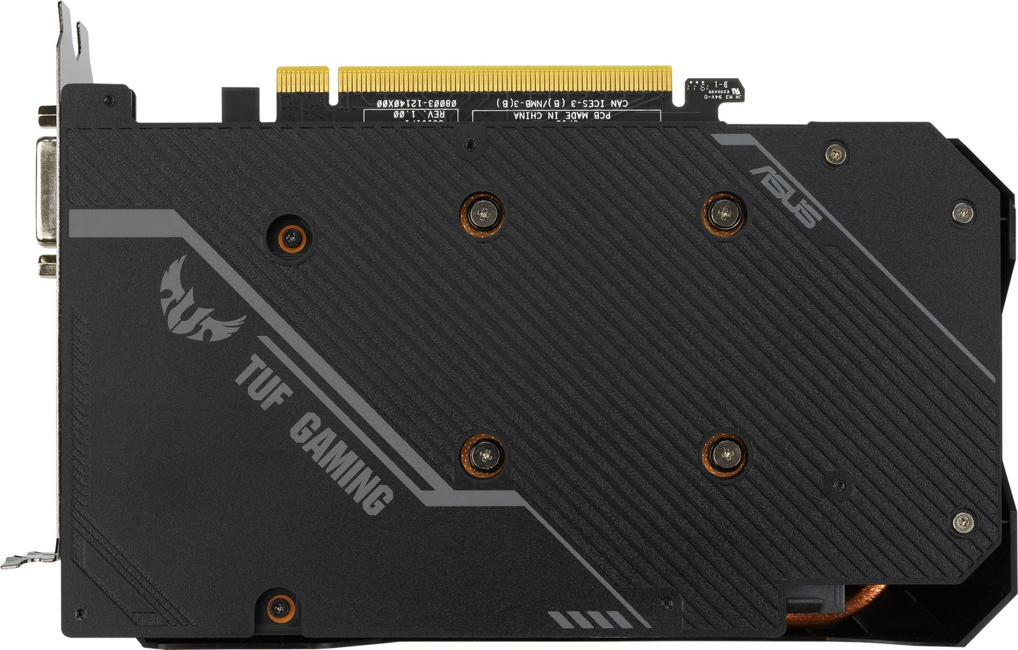 Видеокарта Asus PCI-E TUF-GTX1660TI-O6G-EVO-GAMING NVIDIA GeForce GTX 1660TI 6144Mb 192 GDDR6 1500/12002 DVIx1 HDMIx2 DPx1 HDCP Ret — фото 2