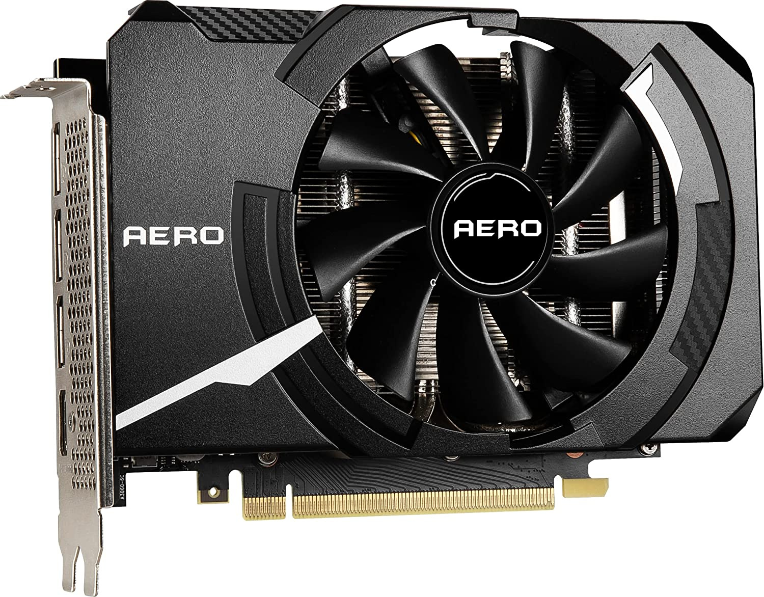 Видеокарта MSI PCI-E 4.0 RTX 3050 AERO ITX 8G OC NVIDIA GeForce RTX 3050 8192Mb 128 GDDR6 1807/14000 HDMIx1 DPx3 HDCP Ret — фото 2