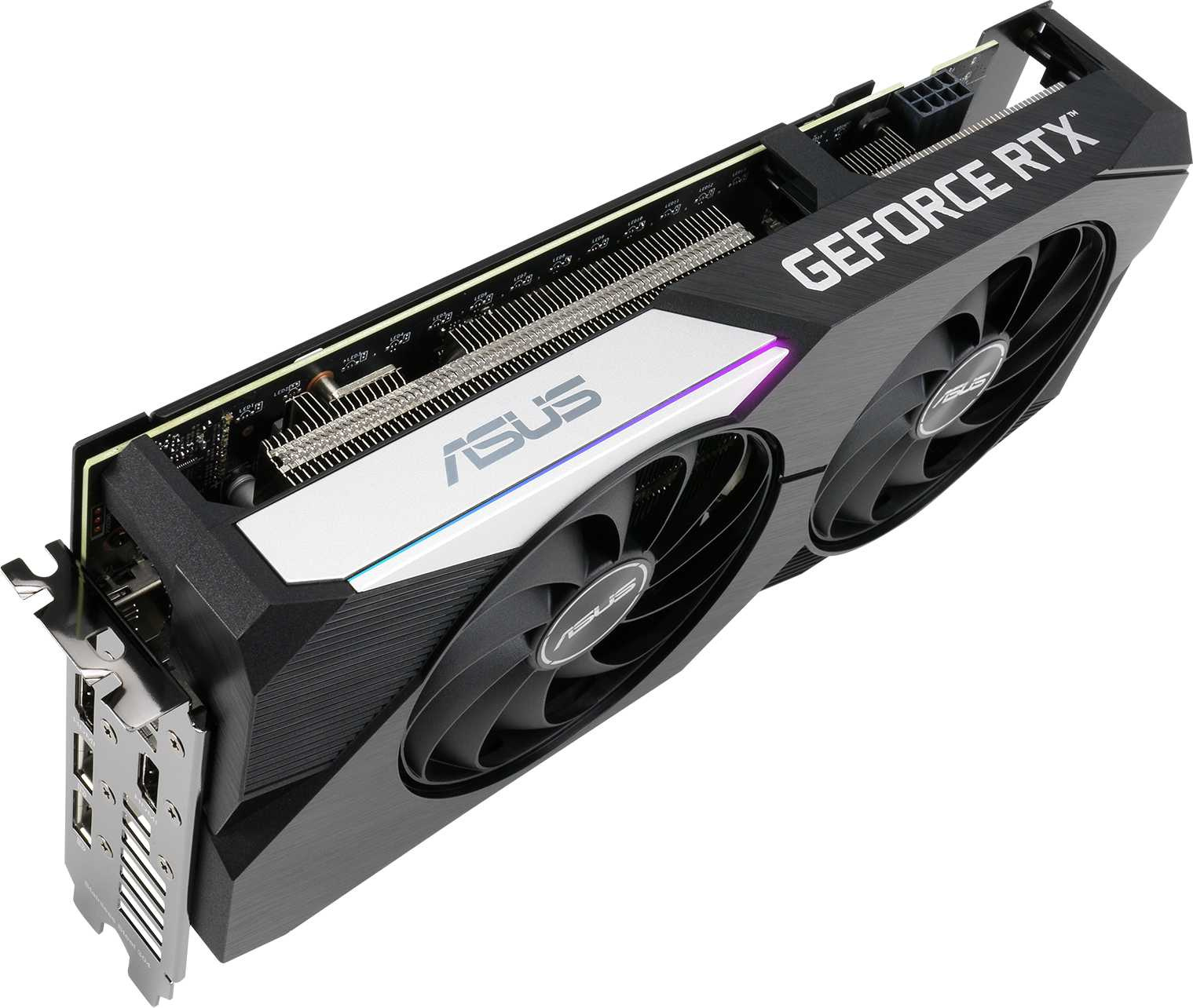 Видеокарта Asus PCI-E 4.0 DUAL-RTX3060TI-O8G-V2 NVIDIA GeForce RTX 3060Ti 8192Mb 256 GDDR6 1710/14000 HDMIx2 DPx3 HDCP Ret — фото 4