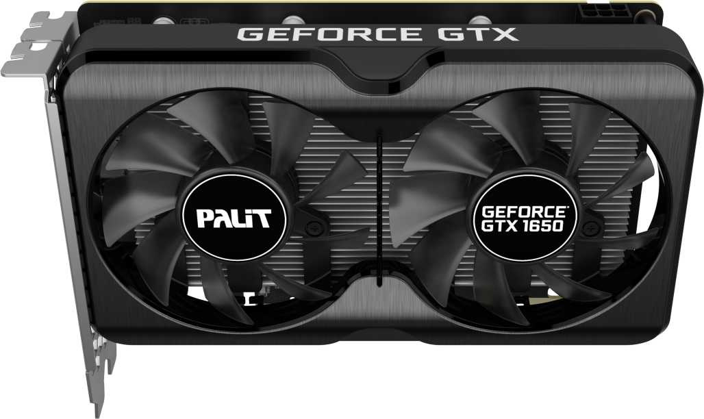 Видеокарта Palit PCI-E PA-GTX1650 GP OC 4G D6 NVIDIA GeForce GTX 1650 4096Mb 128 GDDR6 1410/12000 HDMIx1 DPx2 HDCP Ret — фото 3