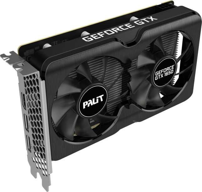 Видеокарта Palit PCI-E PA-GTX1650 GP 4G D6 NVIDIA GeForce GTX 1650 4096Mb 128 GDDR6 1410/12000 HDMIx1 DPx2 HDCP Ret — фото 3