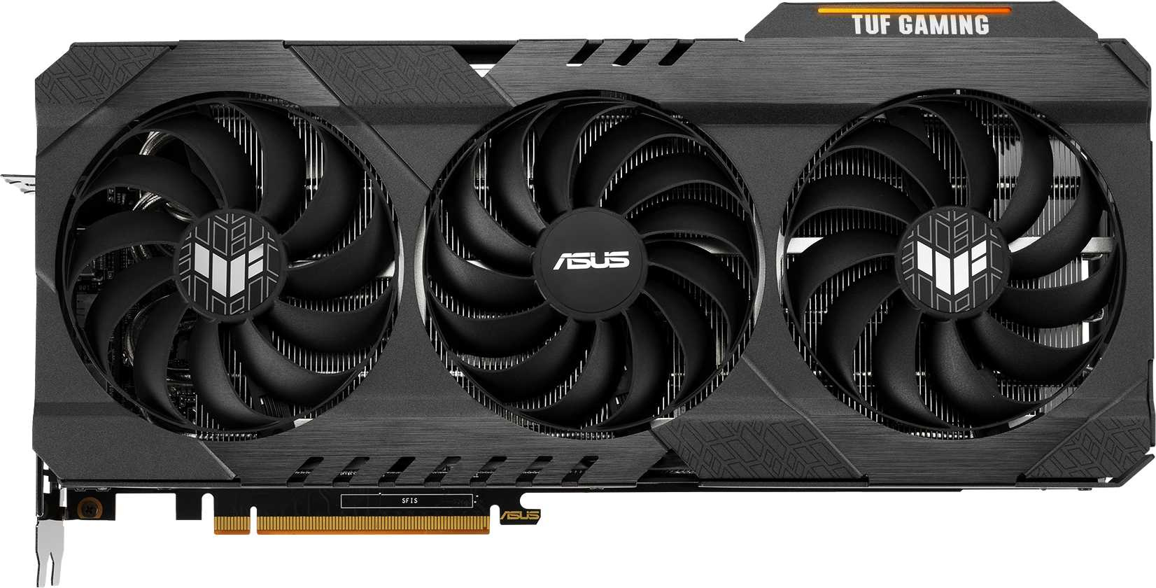 Видеокарта Asus PCI-E 4.0 TUF-RX6800XT-O16G-GAMING AMD Radeon RX 6800XT 16384Mb 256 GDDR6 2065/16000 HDMIx1 DPx3 HDCP Ret
