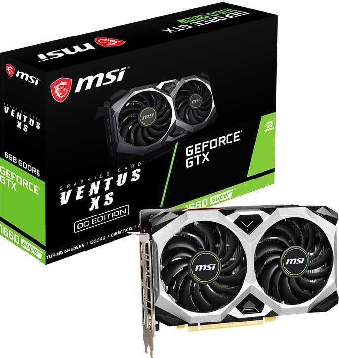 Видеокарта MSI PCI-E GTX 1660 SUPER VENTUS XS OC RU NVIDIA GeForce GTX 1660SUPER 6144Mb 192 GDDR6 1530/14000 HDMIx1 DPx3 HDCP Ret — фото 5