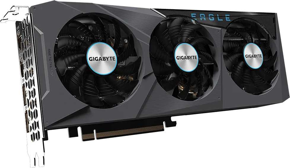 Видеокарта Gigabyte PCI-E 4.0 GV-R67XTEAGLE-12GD AMD Radeon RX 6700XT 12288Mb 192 GDDR6 2424/16000 HDMIx2 DPx2 HDCP Ret — фото 3
