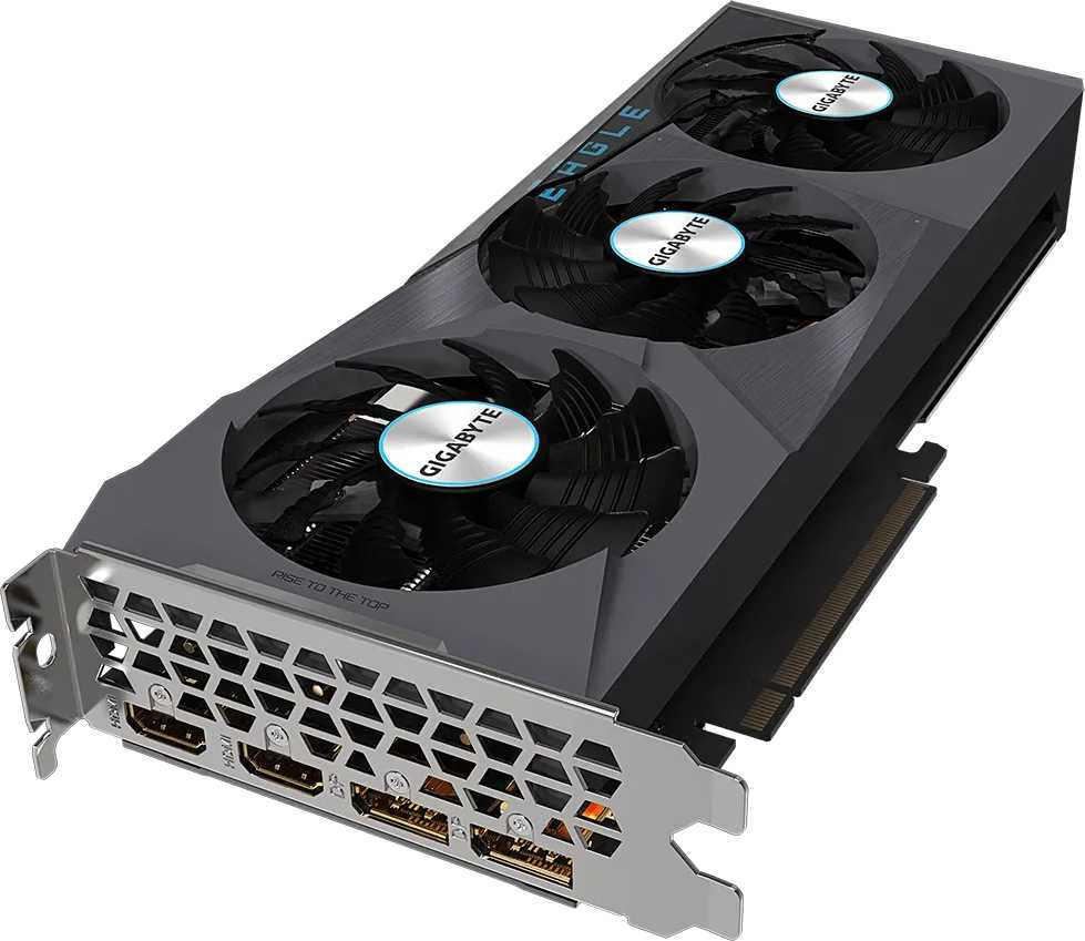 Видеокарта Gigabyte PCI-E 4.0 GV-R67XTEAGLE-12GD AMD Radeon RX 6700XT 12288Mb 192 GDDR6 2424/16000 HDMIx2 DPx2 HDCP Ret — фото 4