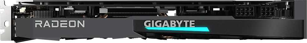 Видеокарта Gigabyte PCI-E 4.0 GV-R67XTEAGLE-12GD AMD Radeon RX 6700XT 12288Mb 192 GDDR6 2424/16000 HDMIx2 DPx2 HDCP Ret — фото 7