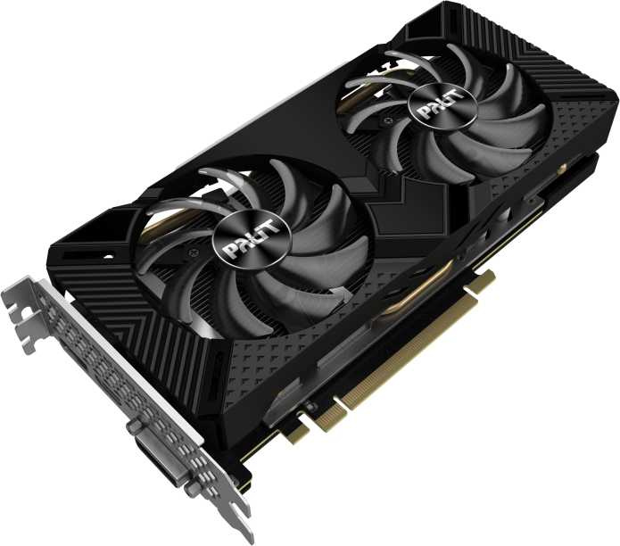 Видеокарта Palit PCI-E PA-RTX2060SUPER DUAL 8G no LED NVIDIA GeForce RTX 2060SUPER 8192Mb 256 GDDR6 1470/14000 DVIx1 HDMIx1 DPx1 HDCP Ret — фото 2
